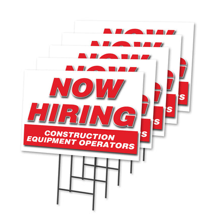 Now Hiring Construction Equipment Operators