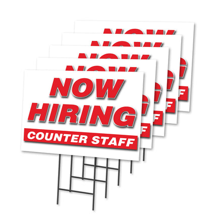 Now Hiring Counter Staff