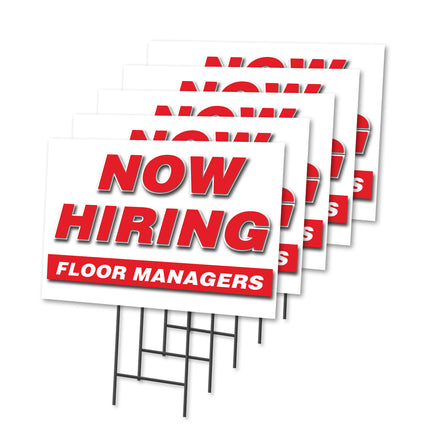 Now Hiring Floor Managers