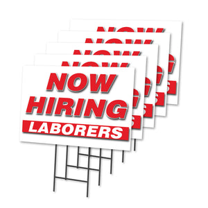 Now Hiring Laborers
