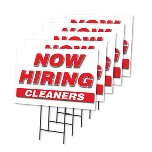 Now Hiring Cleaners