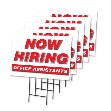 Now Hiring Office Assistants