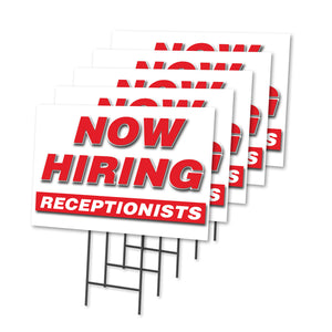 Now Hiring Receptionists