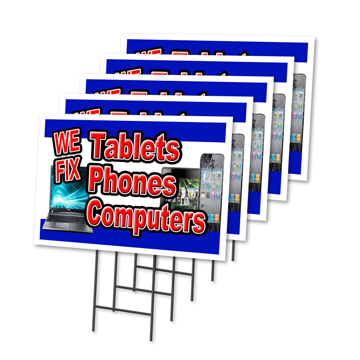 WE FIX TABLETS PHONES COMPUTERS