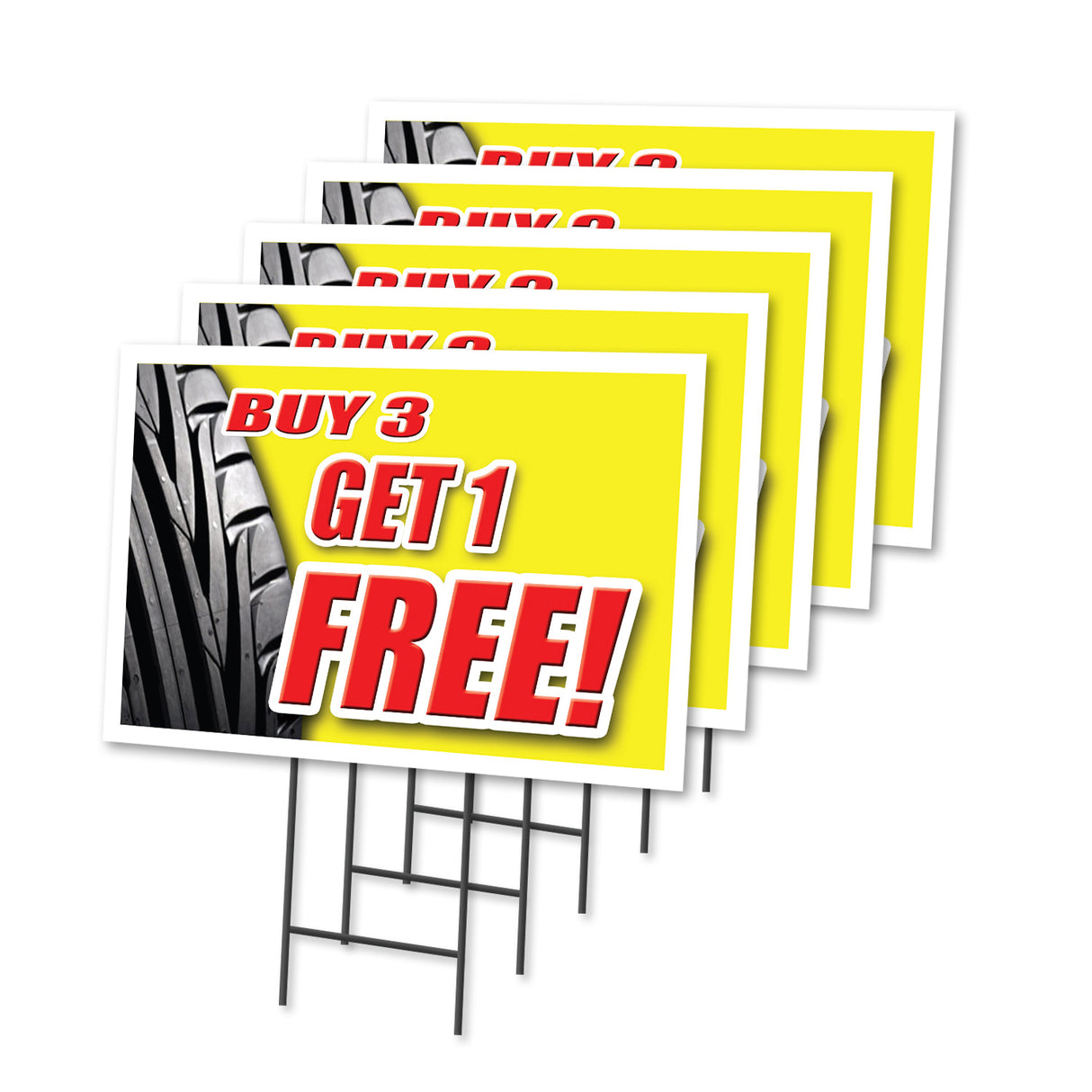 BUY 3 TIRES GET 1 FREE