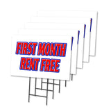 FIRST MONTH RENT FREE