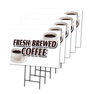 FRESH BREWED COFFEE