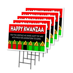 HAPPY KWANZA MAY THE HERITAGE WE SHARE LIGHT
