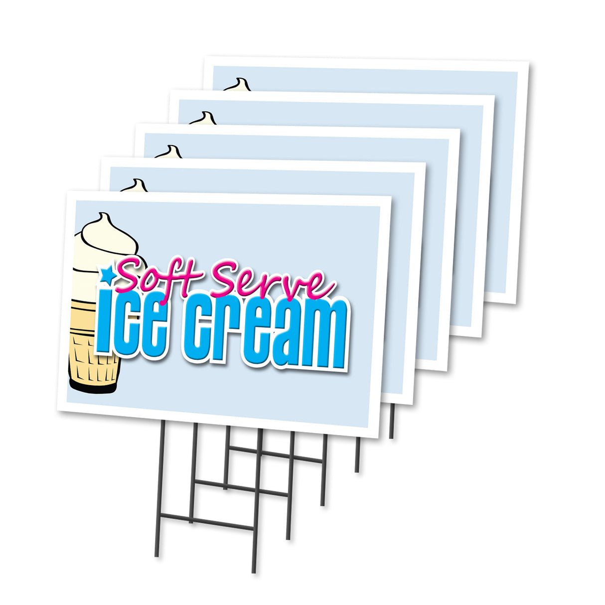 SOFT SERVE VANILLA ICE CREAM