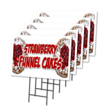 STRAWBERRY FUNNEL CAKES