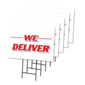 WE DELIVER