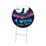 A Witch Lives Here Circle