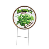 Farmer's Market Basil Circle