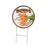 Farmer's Market Carrots Circle