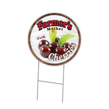 Farmer's Market Cherries Circle