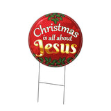 Christmas Is All About Jesus Circle