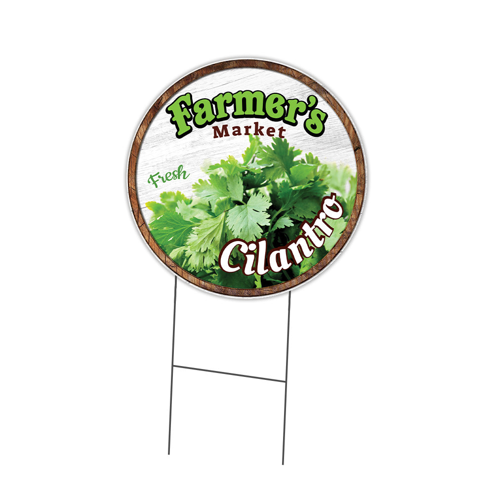 Farmer's Market Cilantro Circle