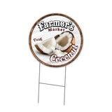 Farmer's Market Coconut Circle