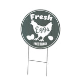 Farmer's Market Fresh Eggs Circle