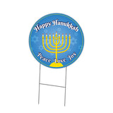 Happy Hanukkah Circle