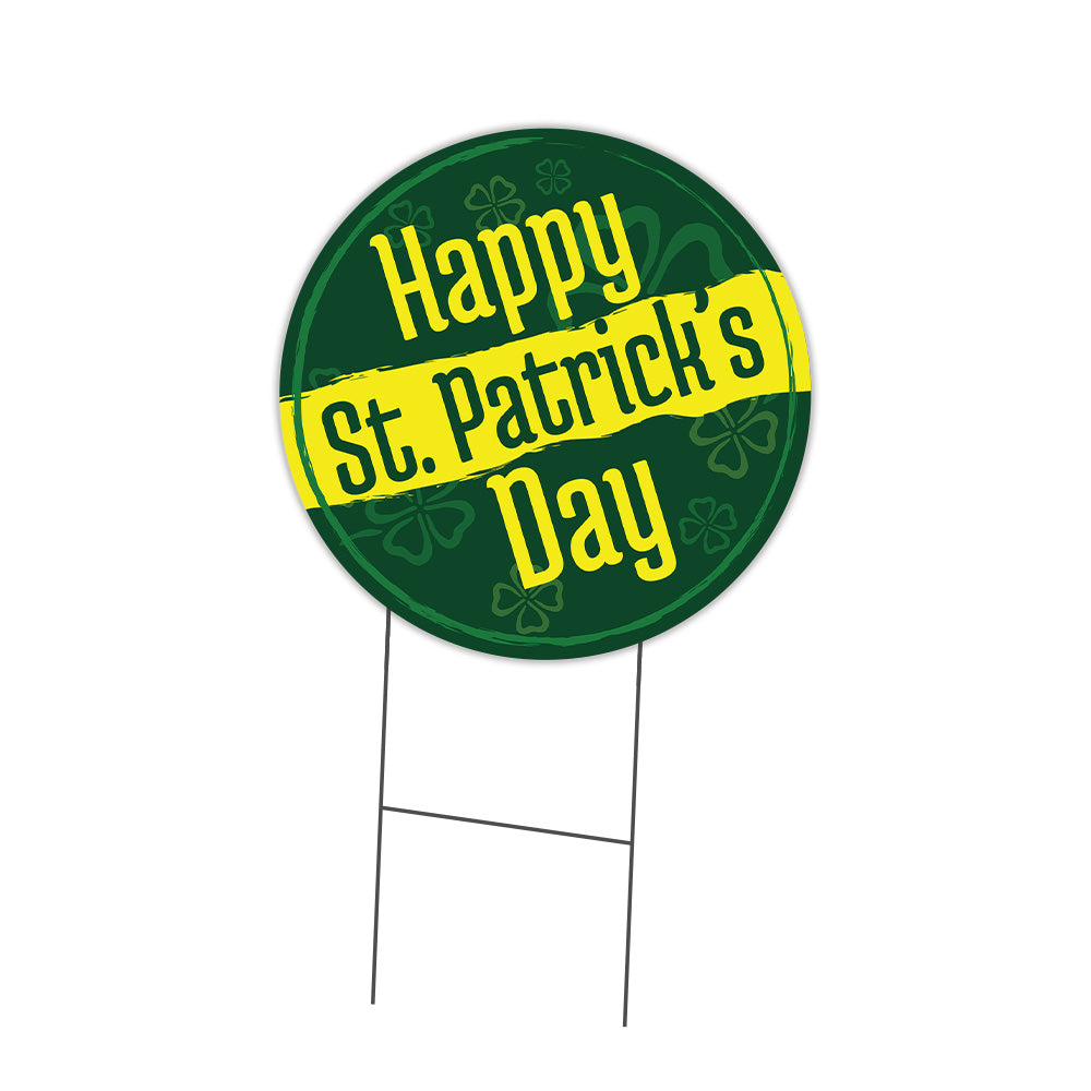 Happy St Patrick Day Circle