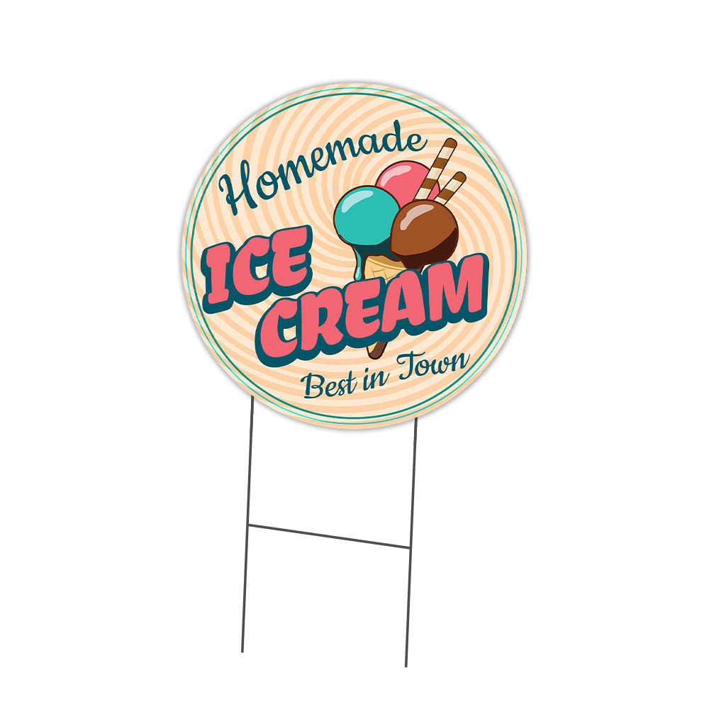 Farmer's Market Homemade Ice Cream Circle