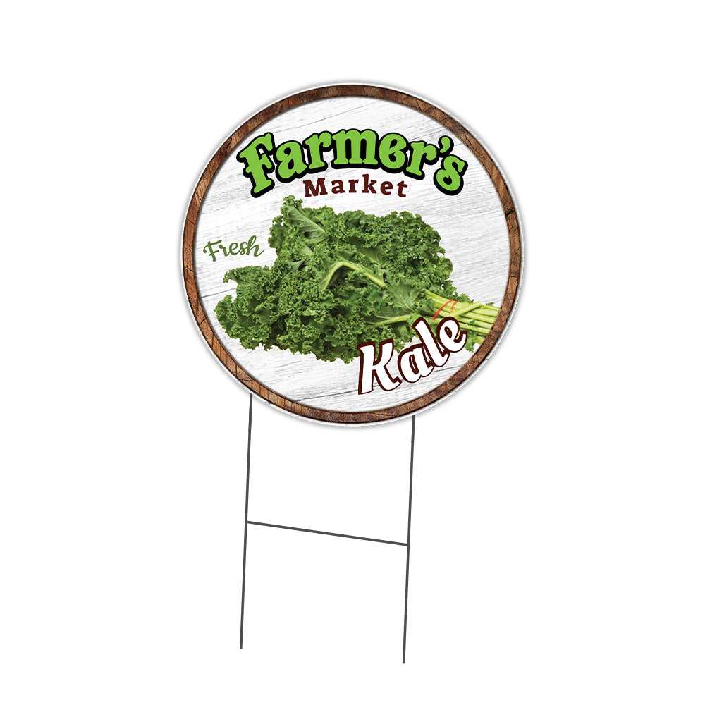 Farmer's Market Kale Circle