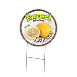Farmer's Market Lemons Circle