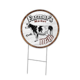 Farmer's Market Milk Circle