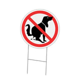 No Dog Poo Circle