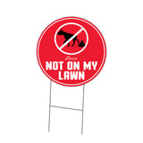 Not On My Lawn Circle
