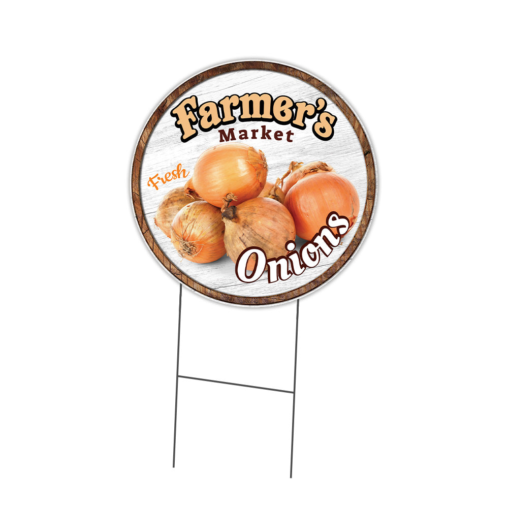 Farmer's Market Onions Circle
