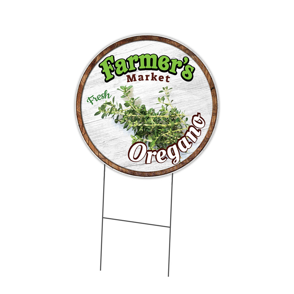 Farmer's Market Oregano Circle