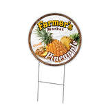 Farmer's Market Pineapple Circle