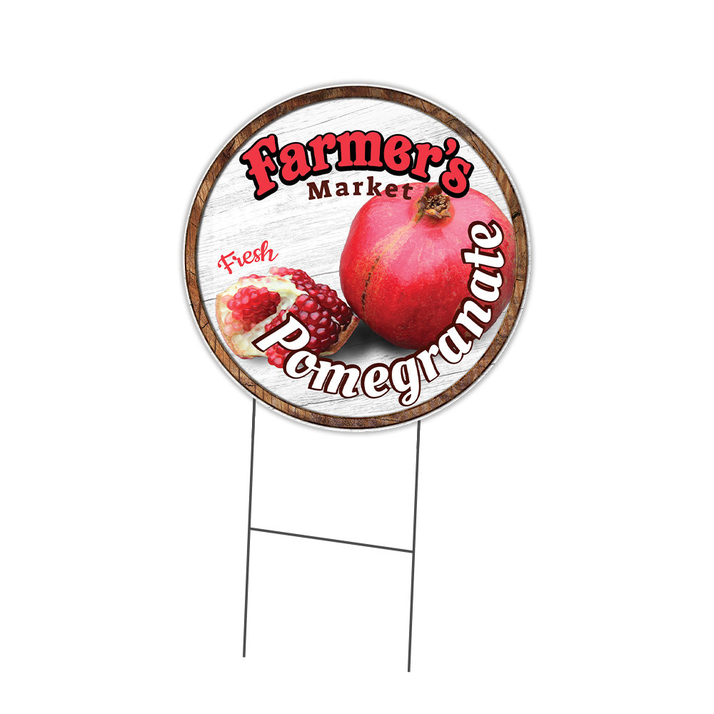 Farmer's Market Pomegranate Circle
