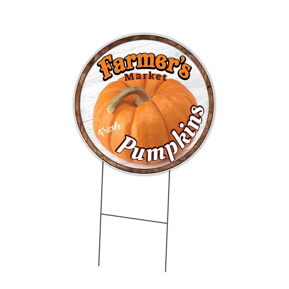 Farmer's Market Pumpkins Circle