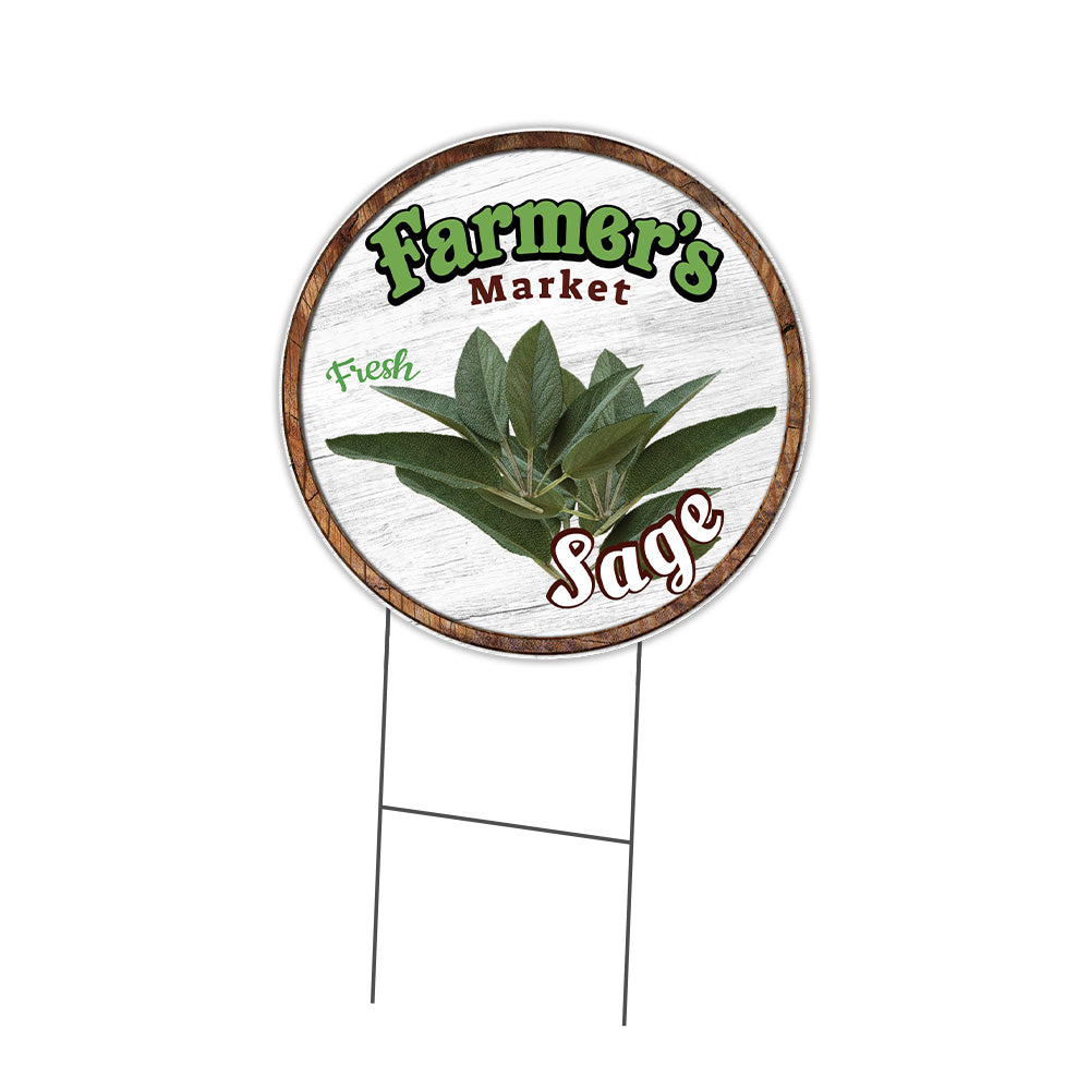 Farmer's Market Sage Circle