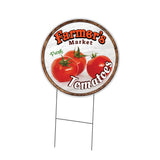 Farmer's Market Tomatoes Circle