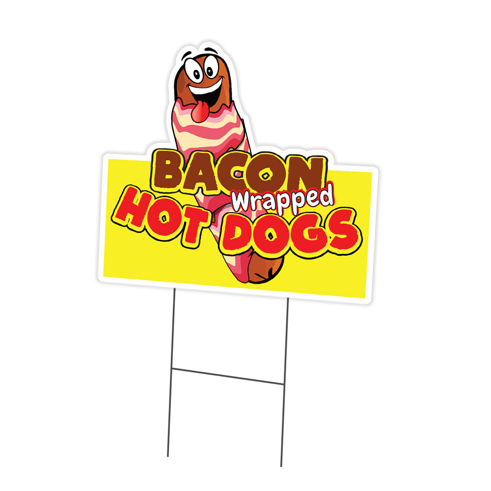 Bacon Wrapped Hot Dogs Die Cut