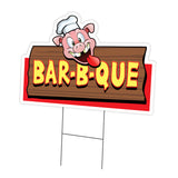 Bar-B-Que Pig Sign Die Cut