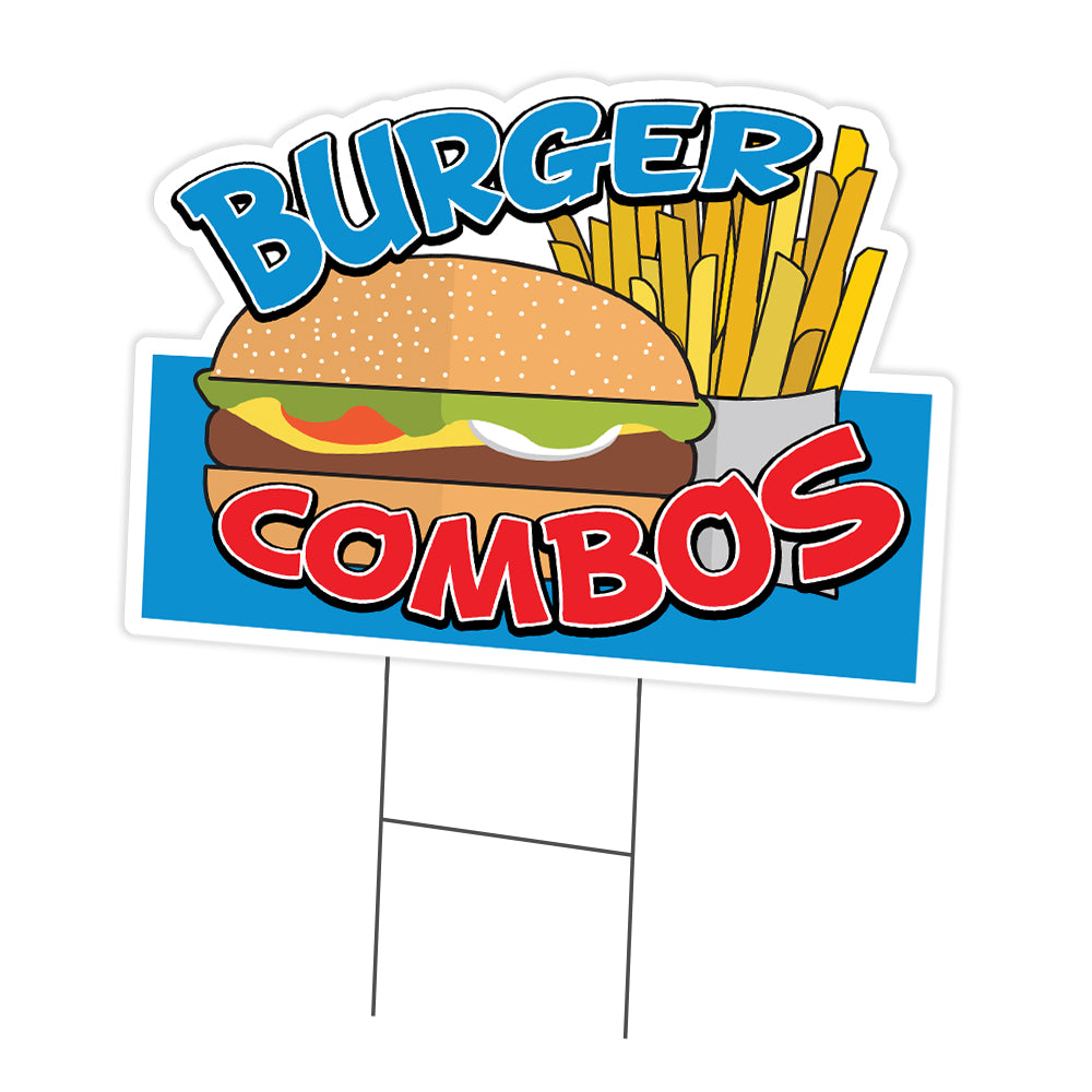 Burger Combos Die Cut
