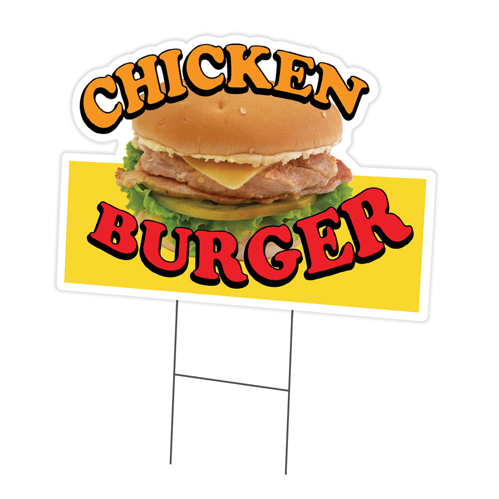 Chicken Burger Die Cut