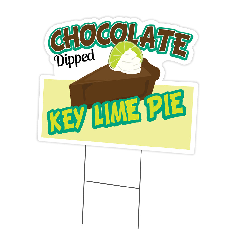 Chocolate Dipped Key Lime Pie Die Cut