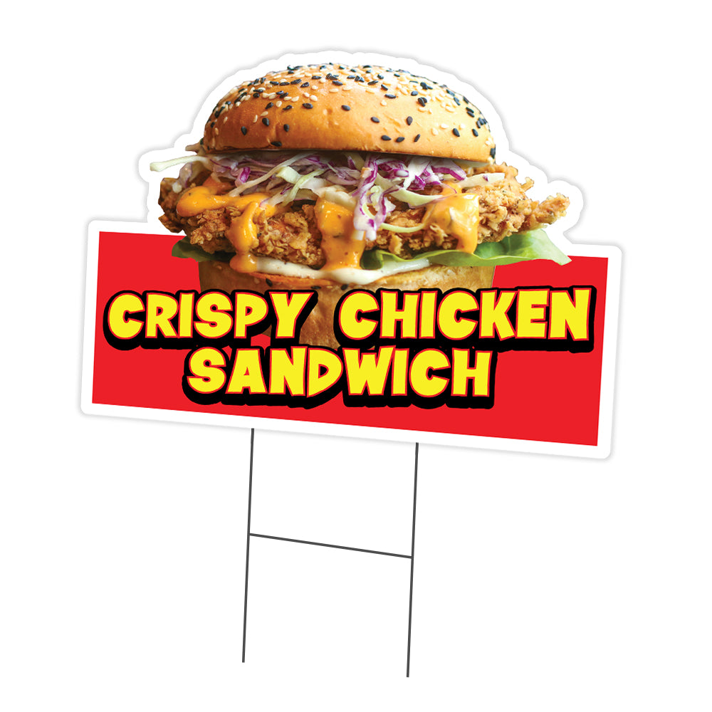 Crispy Chicken Sandwich Die Cut