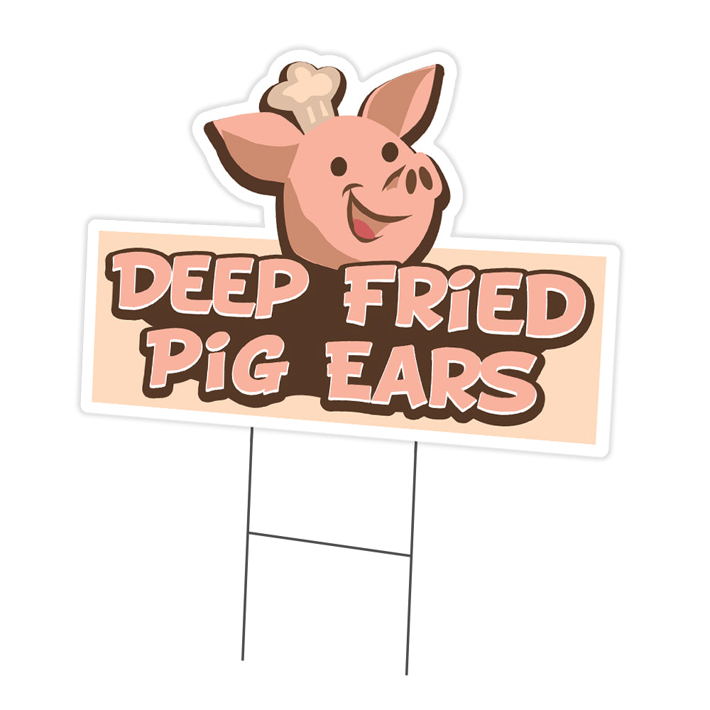 Deep Fried Pig Ears Die Cut