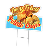 Deep Fried Potato Chips Die Cut