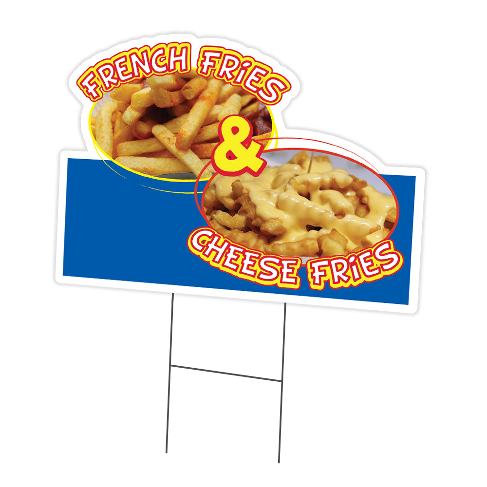 French Fries And Cheese Fries Die Cut
