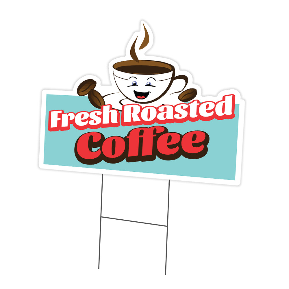 Fresh Roasted Coffee Die Cut