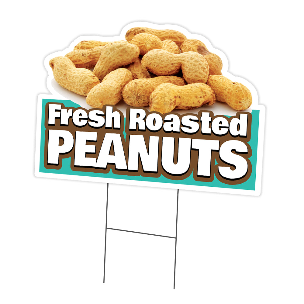 Fresh Roasted Peanuts Die Cut