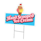 Hand Scooped Ice Cream Die Cut